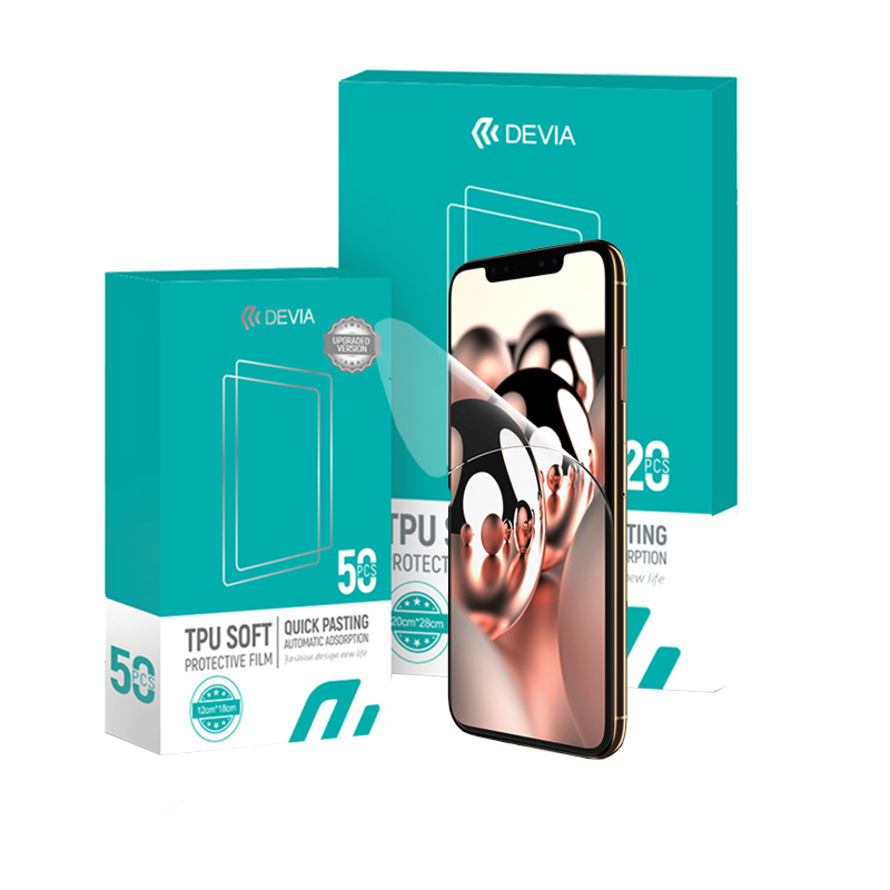Screen Protector Cutter - Pellicola protettiva morbida in TPU Devia,