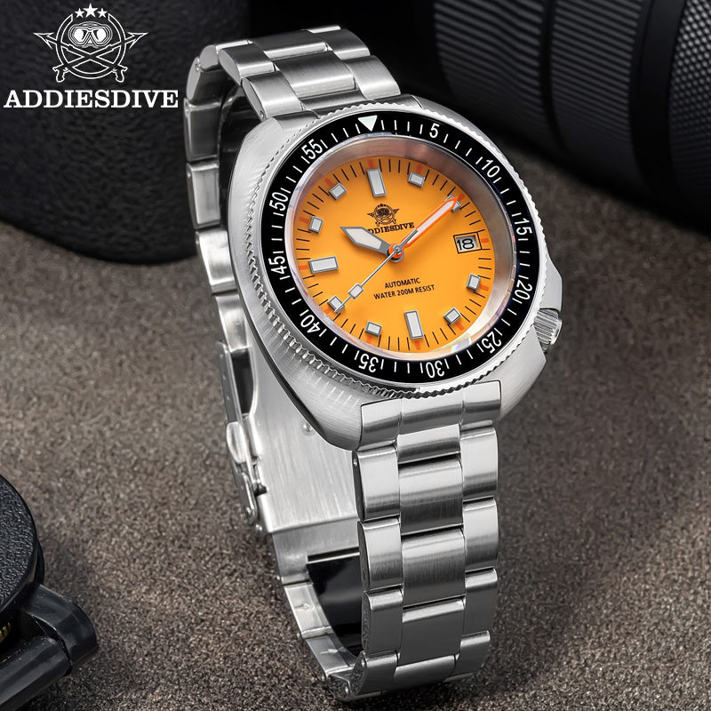 Anti Blue Light Film - ADDIESDIVE AD2081 Orologio Subacqueo 43.8mm con