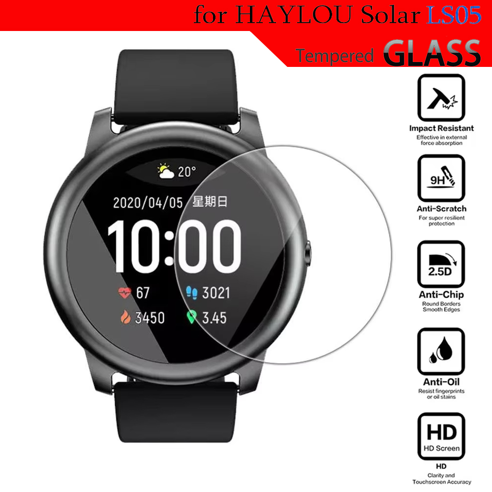 Smartwatch Screen Film - Vetro temperato per HayLou Solar LS05