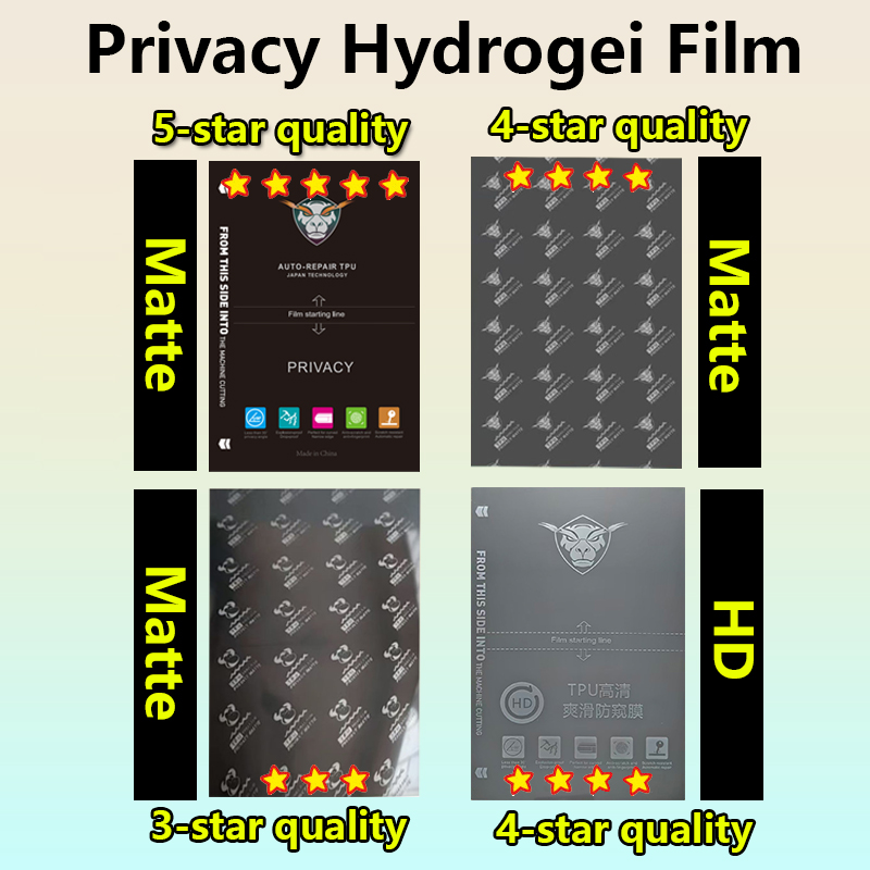 Flexible Tpu Film - 5/50 Pezzi Pellicola Idrogel Flessibile Opaca/Trasparente