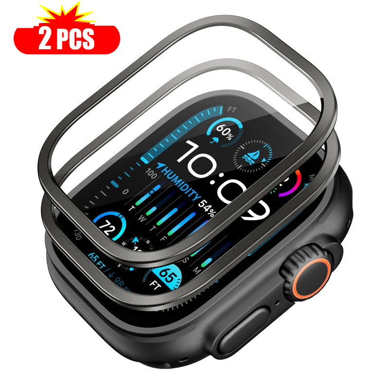 Smartwatch Screen Film - 2 pezzi di vetro temperato per
