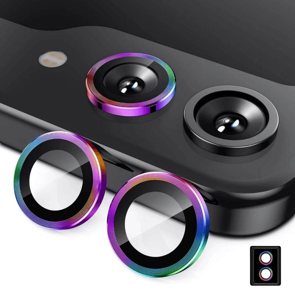 Tempered Glass Screen 9H - Protezione per obiettivo fotocamera in metallo