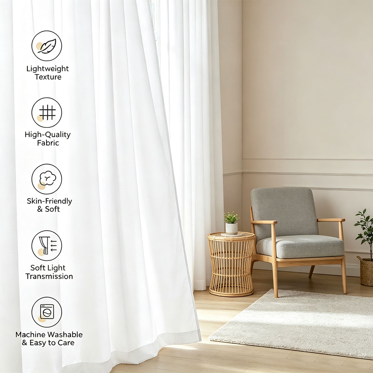 2 Pezzi Tende Trasparenti Bian - Privacy Filter 2Pack recensione e prezzo