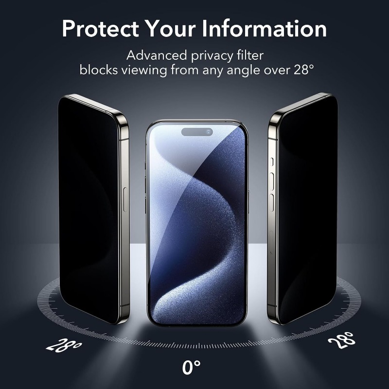Proteggi schermo in vetro temp - Privacy Filter 2Pack recensione e prezzo